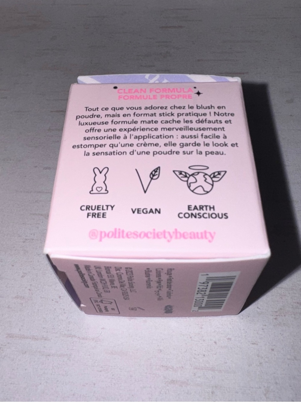 Polite Society Polite Pops Powder Blush Stick in London True Pink BNIB - Picture 11 of 12
